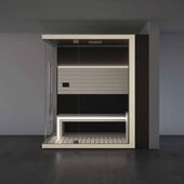 Sasha - Hammam-Modul mit Tür auf der langen Seite - 152 x 211 x 225 H